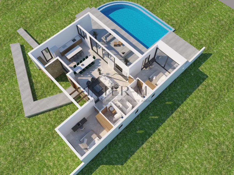 For Sale - Under Construction Detached House In Peyia, Paphos (4 Bedroom) φωτογραφία 4