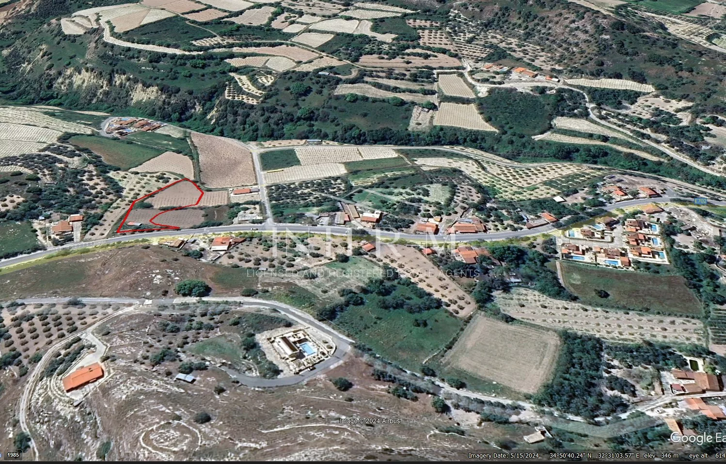 Residential Land For Sale In Letymbou, Paphos, Cyprus(2,536 Sq.m) photo 5