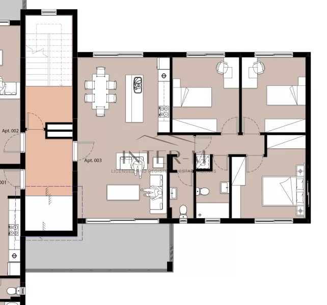Modern 3-Bedroom Apartment For Sale – Mesa Geitonia, Limassol, Cyprus φωτογραφία 5