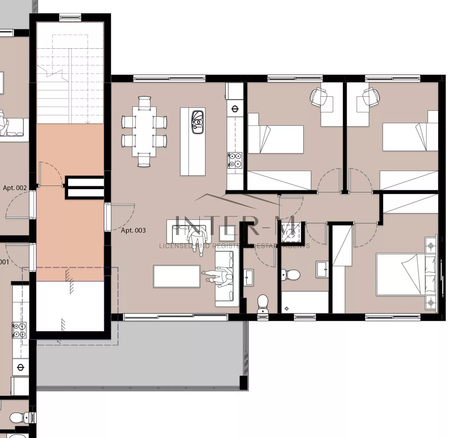 Modern 3-Bedroom Apartment For Sale – Mesa Geitonia, Limassol, Cyprus φωτογραφία 5