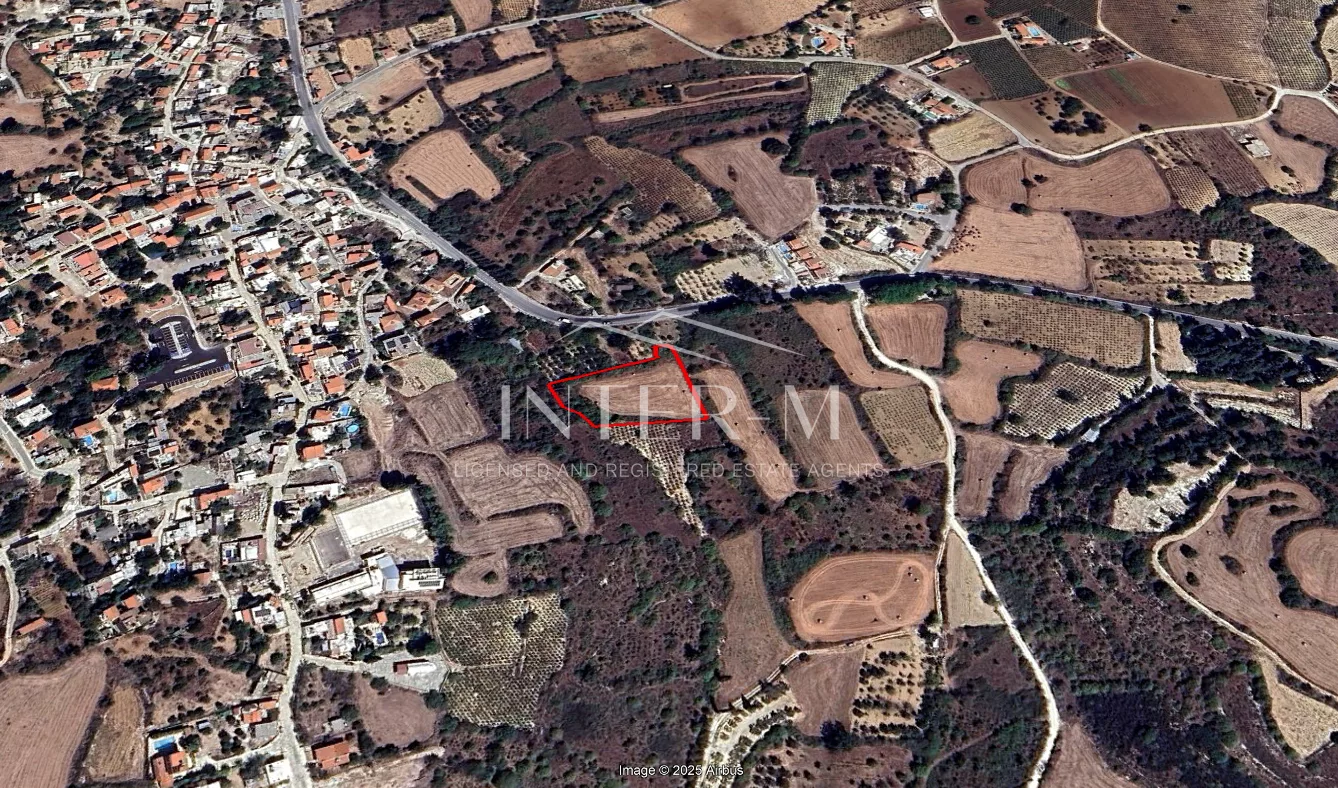 Exclusive 3,679 M² Residential Land For Sale In Kathikas, Paphos, Cyprus (3679 Sq.m)