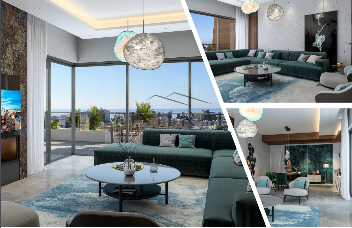 Penthouse With Stunning Sea-View For Sale In Germasoyia Tourist Area, Limassol (3 Bedroom) photo 3