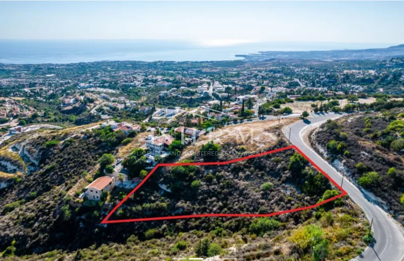 Residential Plot For Sale In Tala, Paphos, Cyprus (3345 sq.m) φωτογραφία 3