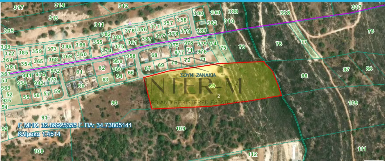 Scenic Plot For Sale In Souni, Limassol (759 Sq.m)