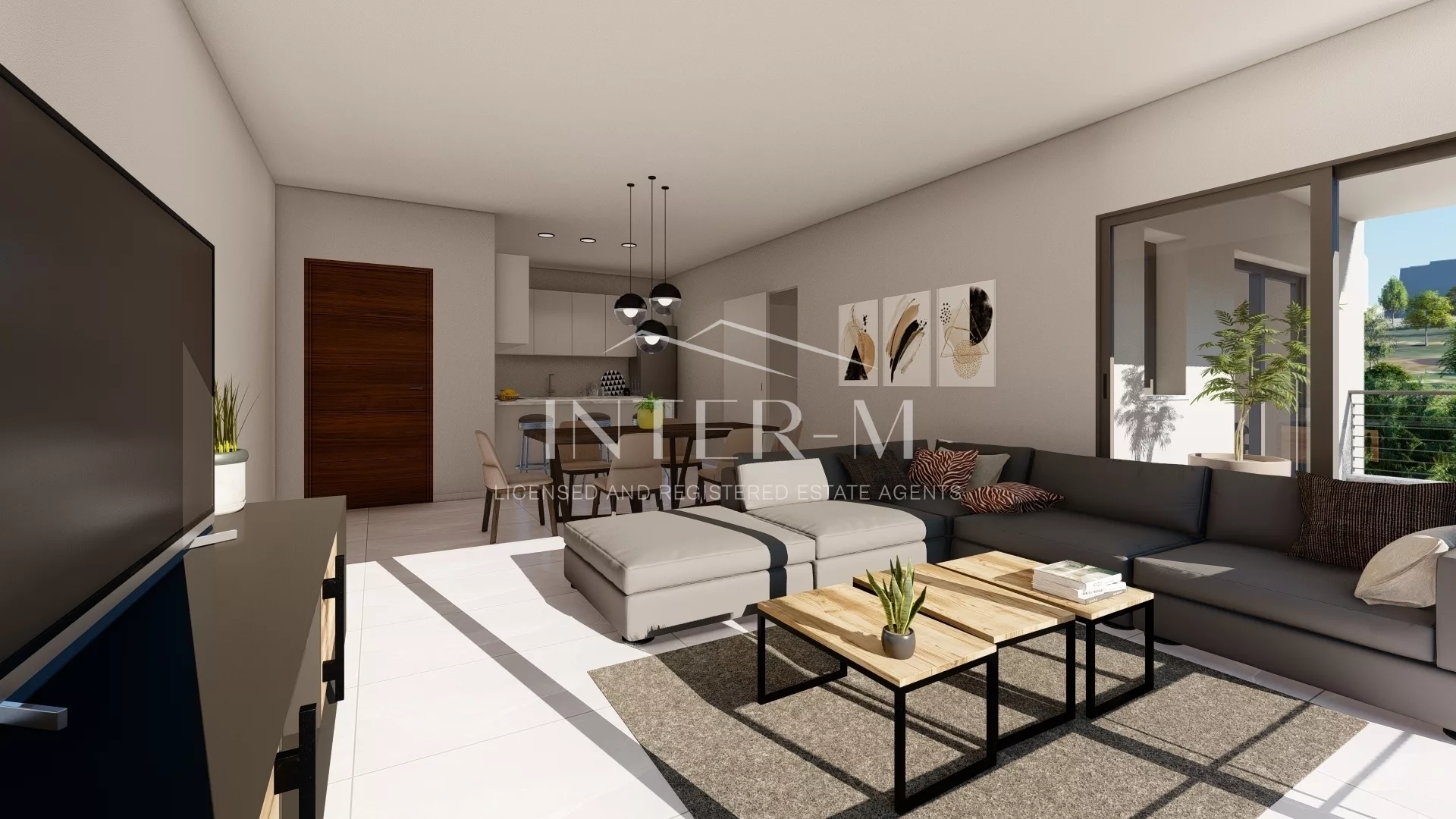 Luxury Apartment For Sale In The City Center ,Paphos  (3 Bedroom)