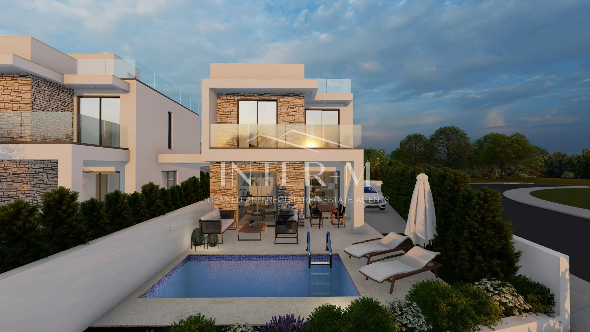 Modern Houses With A Pool In Pegeia  (3 Bedroom) φωτογραφία 8