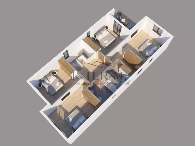 For Sale - Under Construction Detached House In Geroskipou, Paphos (4 Bedroom) φωτογραφία 5