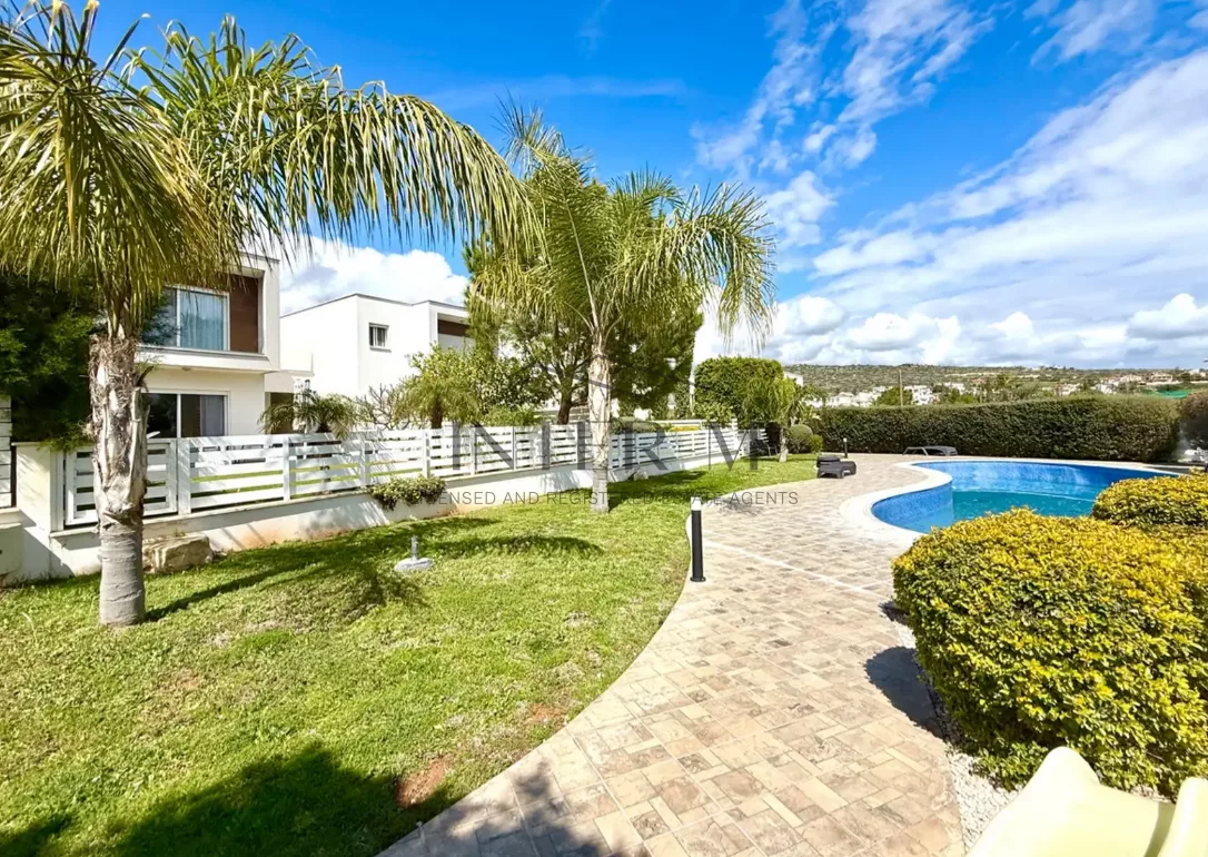 Beautiful 3-Bedroom Semi-Detached House With Roof Garden & Pool – Mouttagiaka, Limassol,Cyprus (3 Bedroom)