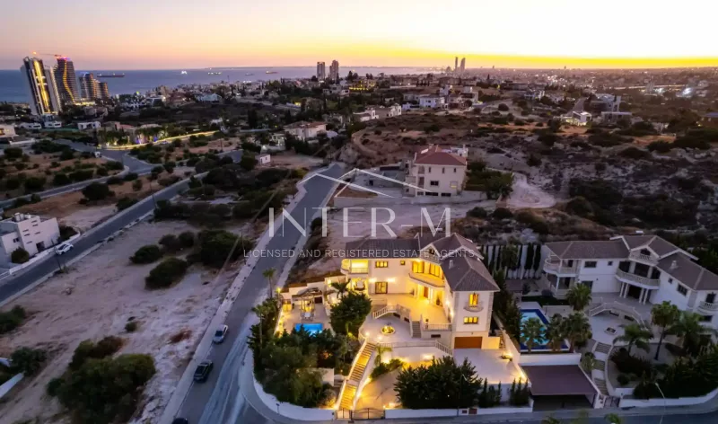 Exclusive 6-Bedroom Luxury Villa For Sale In,Mouttagiaka, Limassol (6 Bedroom)