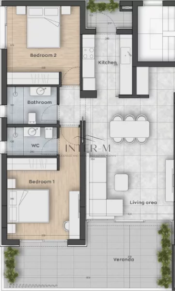 Contemporary 2-Bedroom Apartment For Sale In Limassol, Linopetra (2 Bedroom) φωτογραφία 4