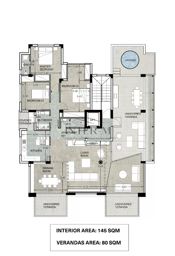 Beautiful Penthouse For Sale In Agia Zoni,Limassol  (3 Bedroom) photo 5