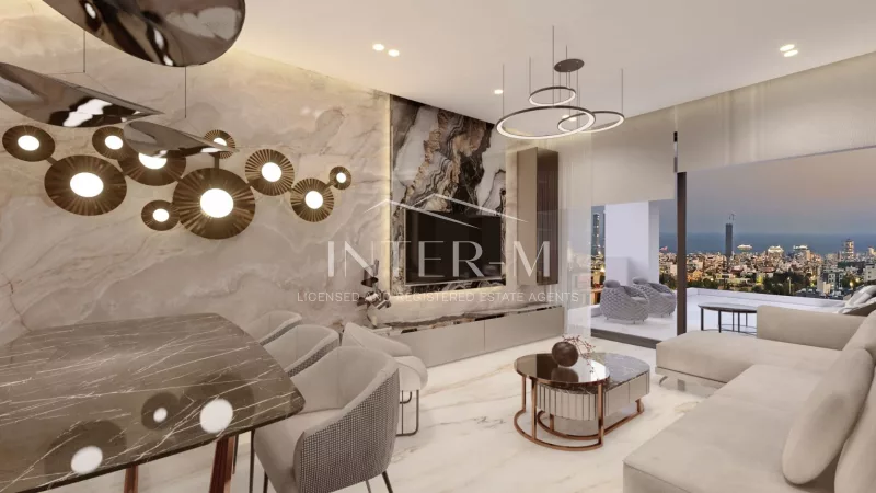 Modern Top Floor 3-Bedroom Penthouse For Sale In Panthea, Limassol, Cyprus photo 4