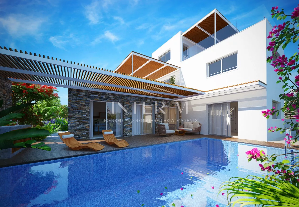 Luxury Coastal Villa For Sale In Yeroskipou, Paphos, Cyprus(4 Bedrooms)