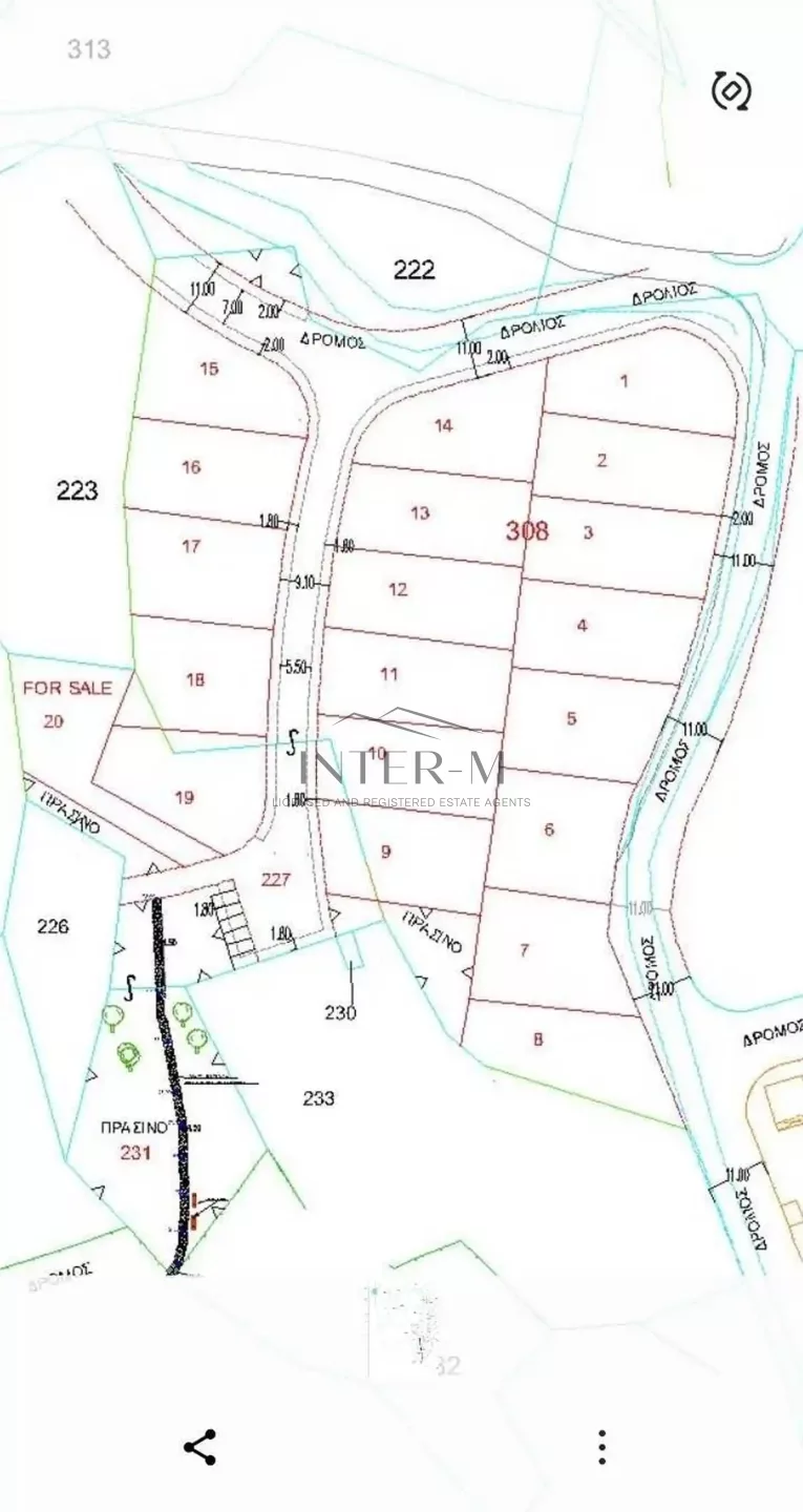 Residential Land For Sale In Chloraka, Pafos  (520 Sq.m) φωτογραφία 3