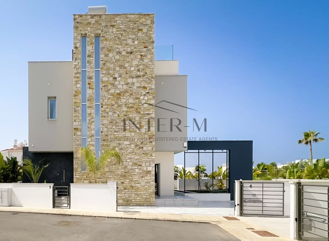 Contemporary Villa For Sale In Agia Napa, Famagusta, Cyprus(4 Bedrooms)