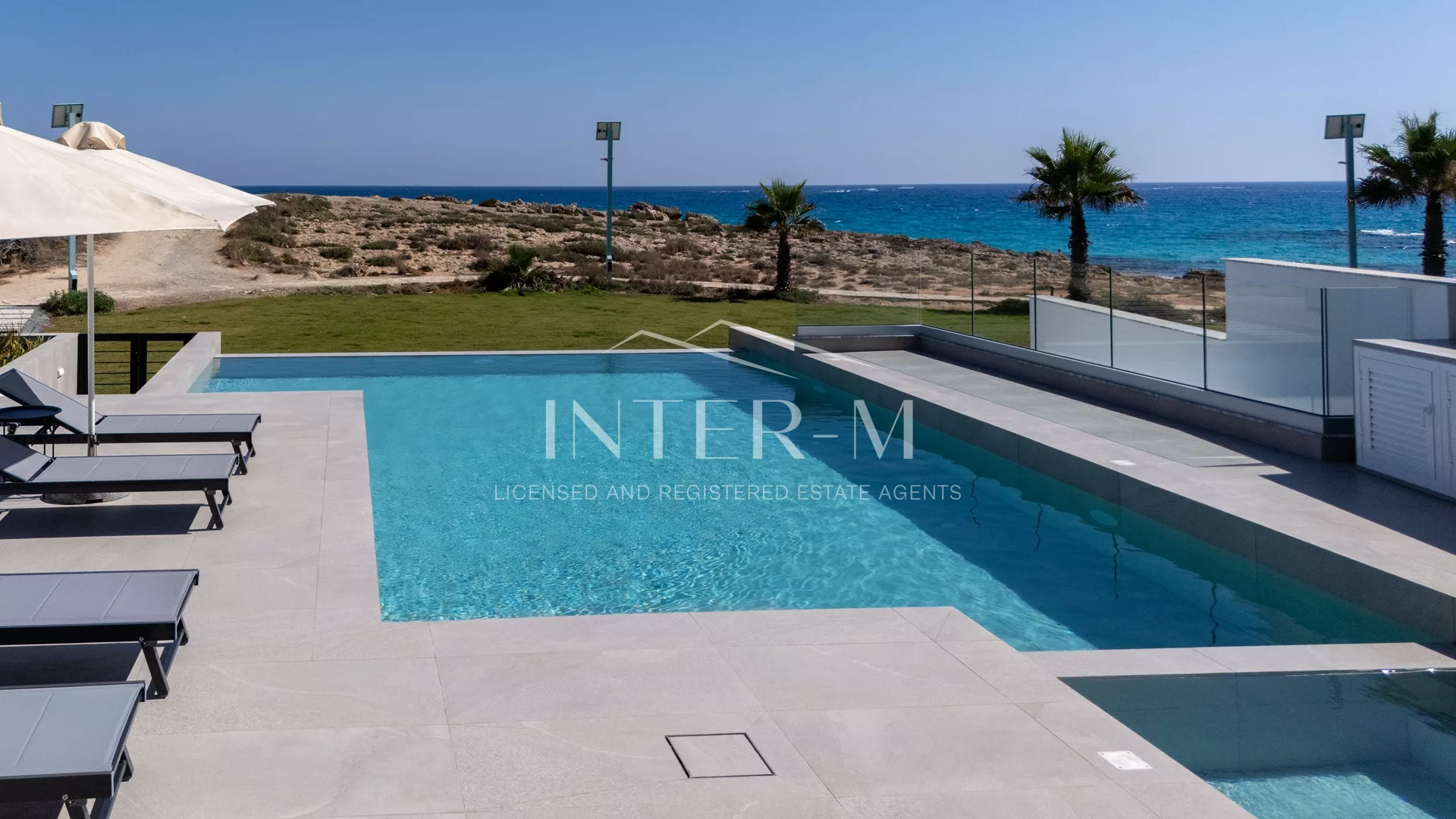 Beachfront Villa For Sale In Famagusta, Ayia Napa, Cyprus (4 Bedroom)