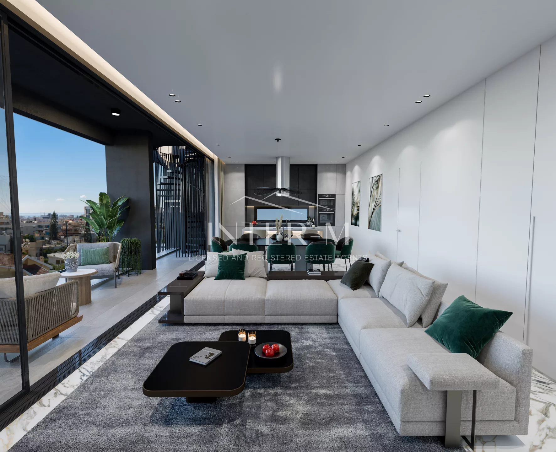 Amazing Top Floor Penthouse For Sale In Mesa Geitonia (3 Bedroom)