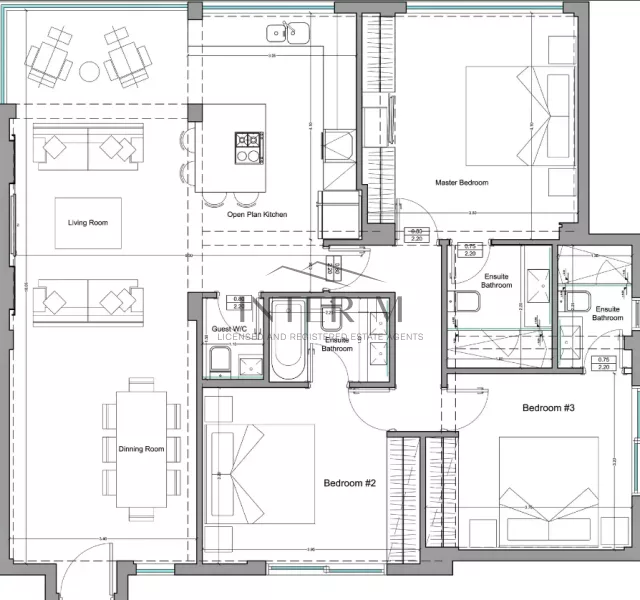 Sea View Apartment, In Neapoli Limassol Cyprus (3 Bedrooms) φωτογραφία 3