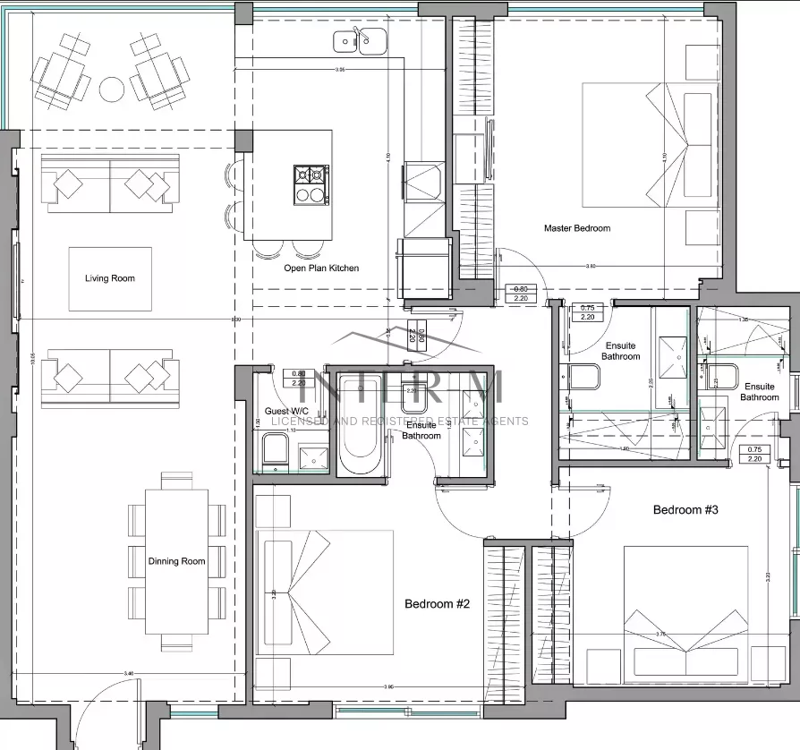 Sea View Apartment, In Neapoli Limassol Cyprus (3 Bedrooms) φωτογραφία 3