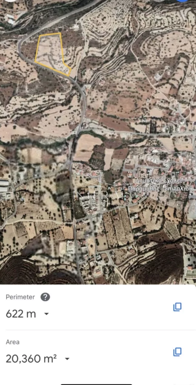 Residential Land For Sale In Paramytha,Limassol