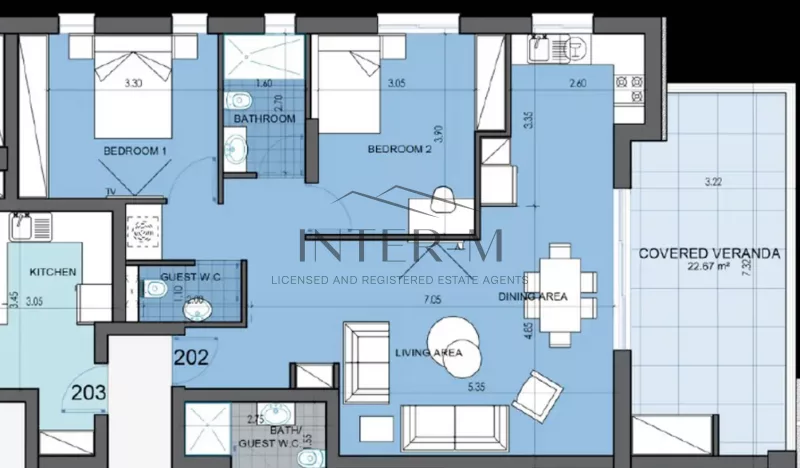 Brand New 2-Bedroom Apartment For Sale – Katholiki, Limassol,Cyprus (2 Bedroom) photo 2