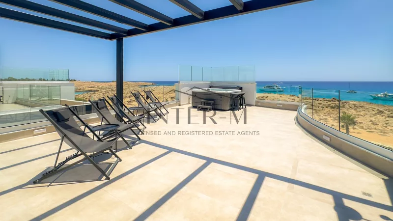 Beachfront Villa For Sale In Famagusta, Ayia Napa, Cyprus (4 Bedroom) (4 Bedroom) φωτογραφία 2