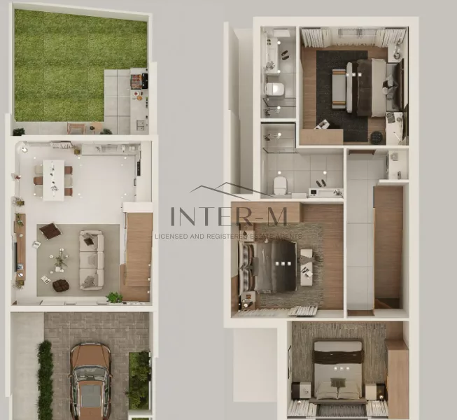 Beautiful Semi-detached Fоr Sale  Under Construction In,Aradippou, Larnaca, Cyprus (3 Bedroom) φωτογραφία 2