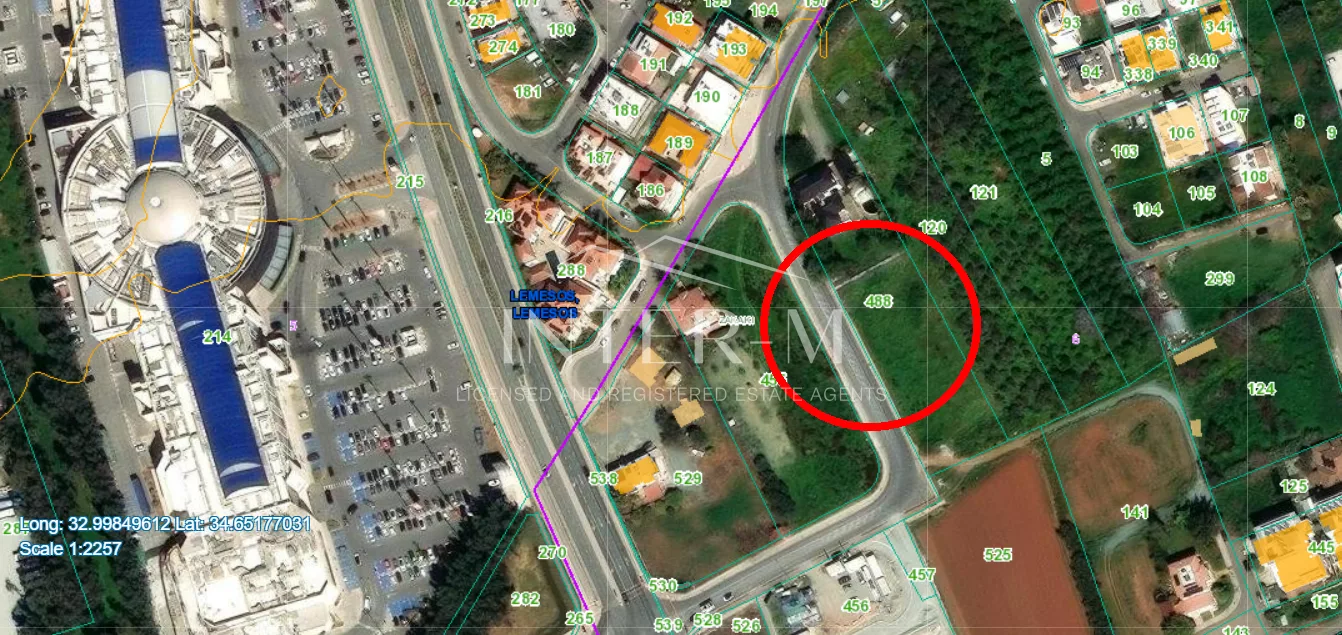 Residential Plot For Sale In Zakaki, Limassol, Cyprus (1377 Sq.m)