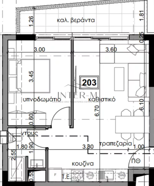 Modern 1-Bedroom Apartment For Sale – Asomatos, Limassol,Cyprus (1 Bedroom) φωτογραφία 2