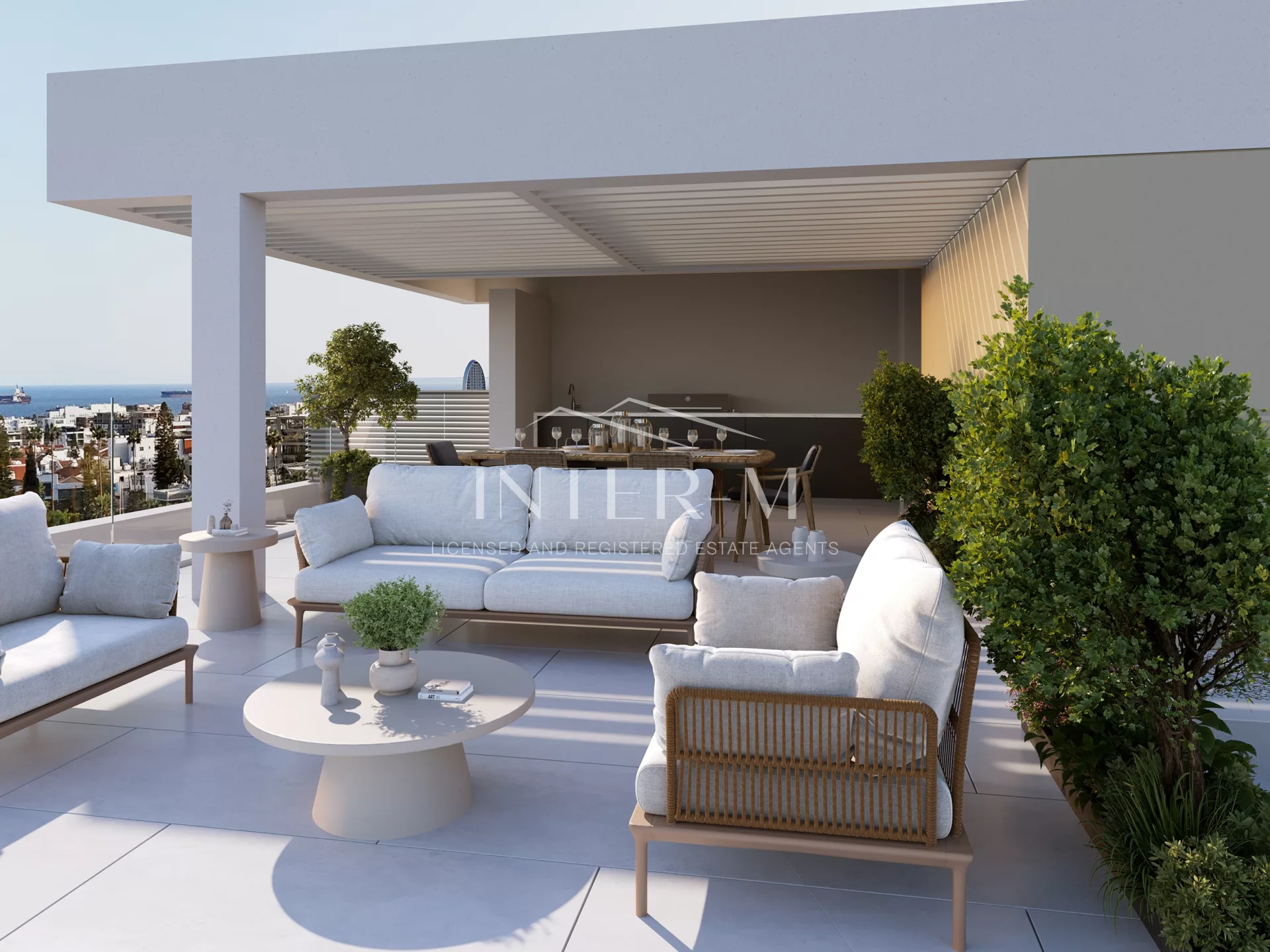 Luxurious Penthouse With Roof Garden In Germasogeia, Limassol, Cyprus (3 Bedroom)