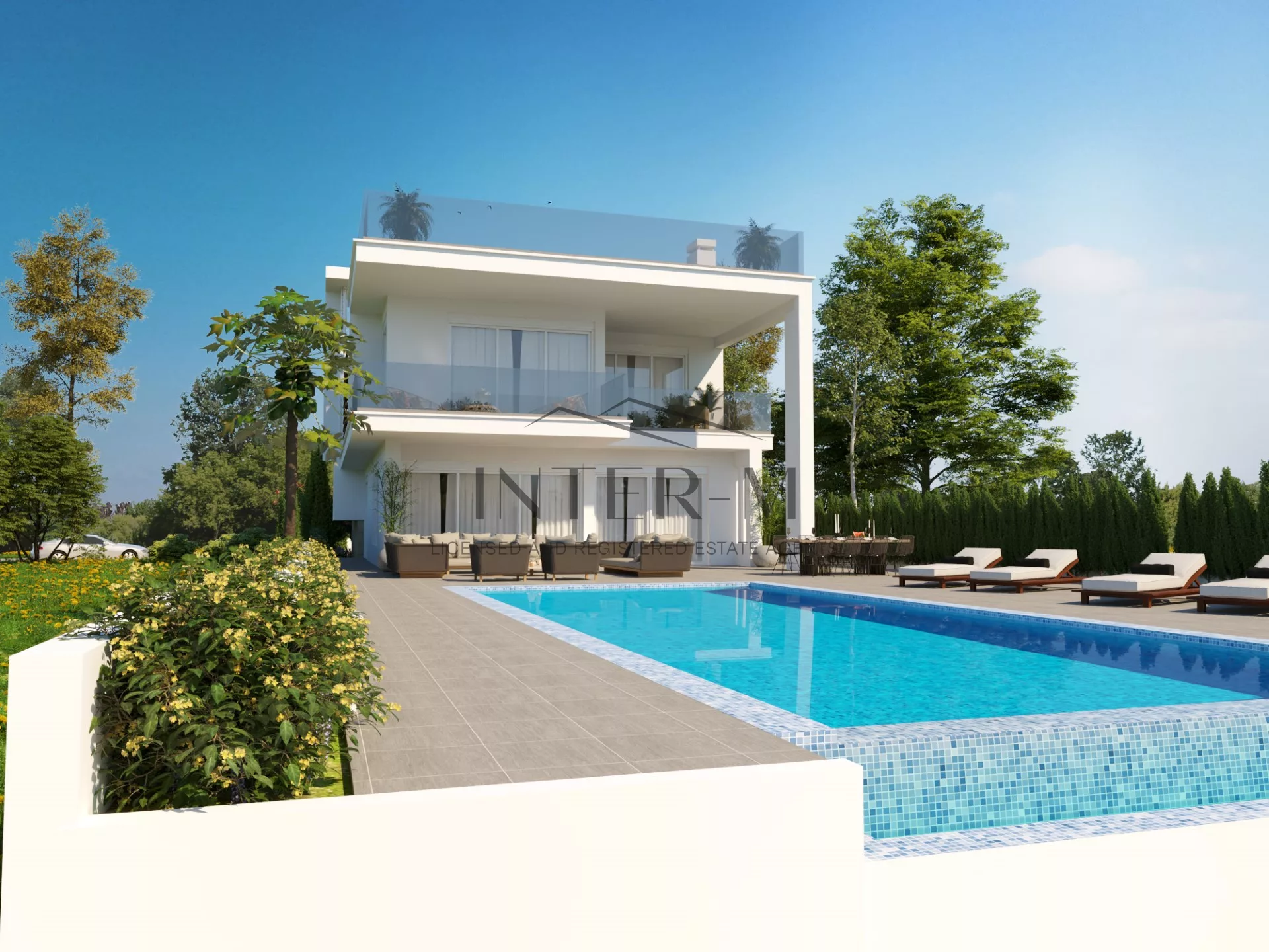 Luxury Beach Front Villa For Sale In Pervolia , Larnaqca (5 Bedroom) φωτογραφία 2