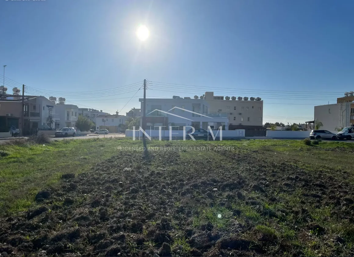 Prime Residential Corner Plot For Sale In Geroskipou, Paphos (596 Sq.m)