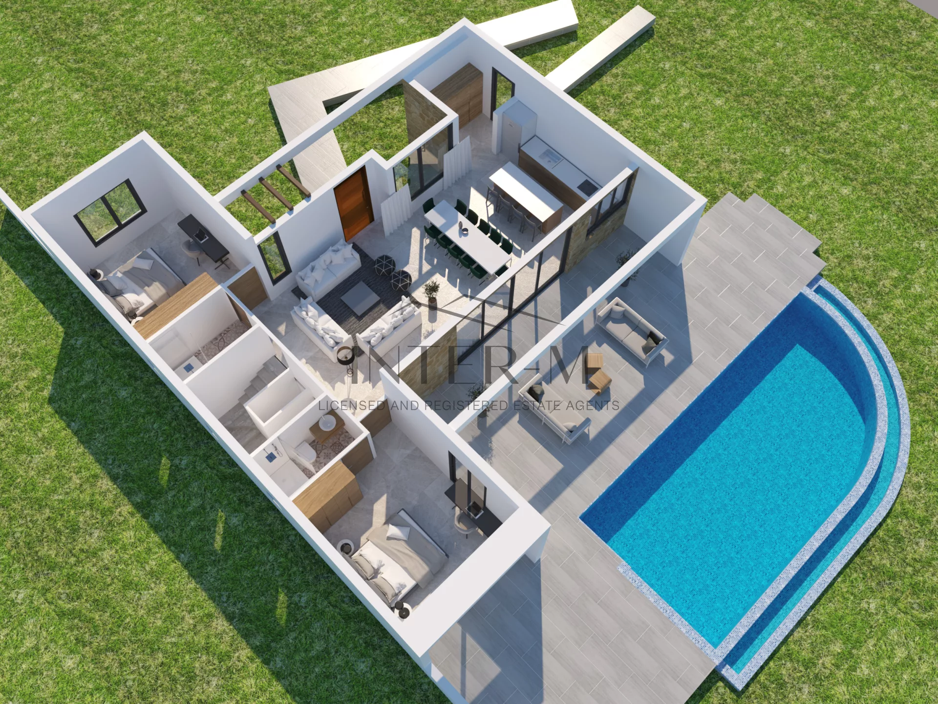 For Sale - Under Construction Detached House In Peyia, Paphos (4 Bedroom) photo 5