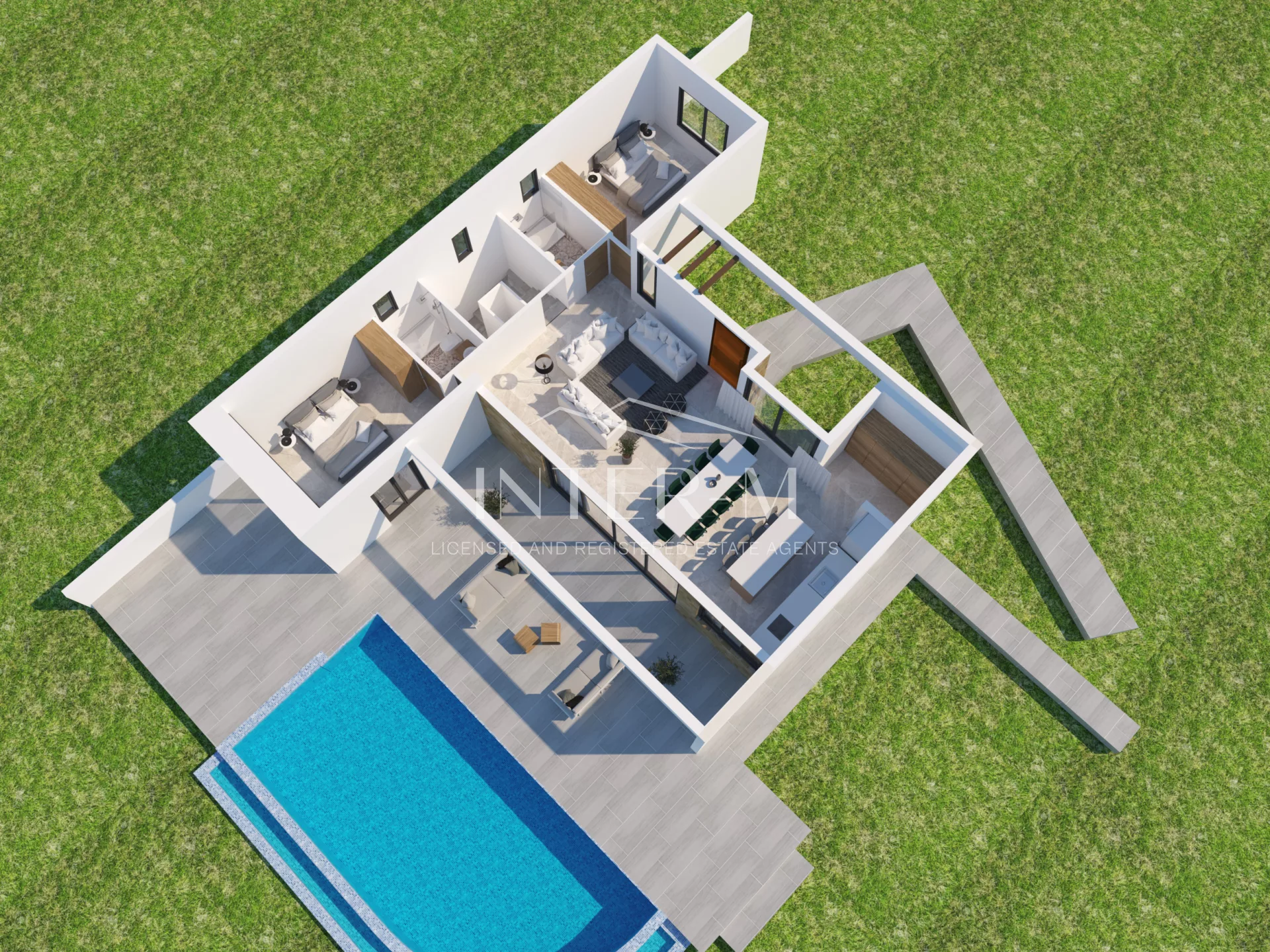 For Sale - Under Construction Detached House In Peyia, Paphos (4 Bedroom) photo 2