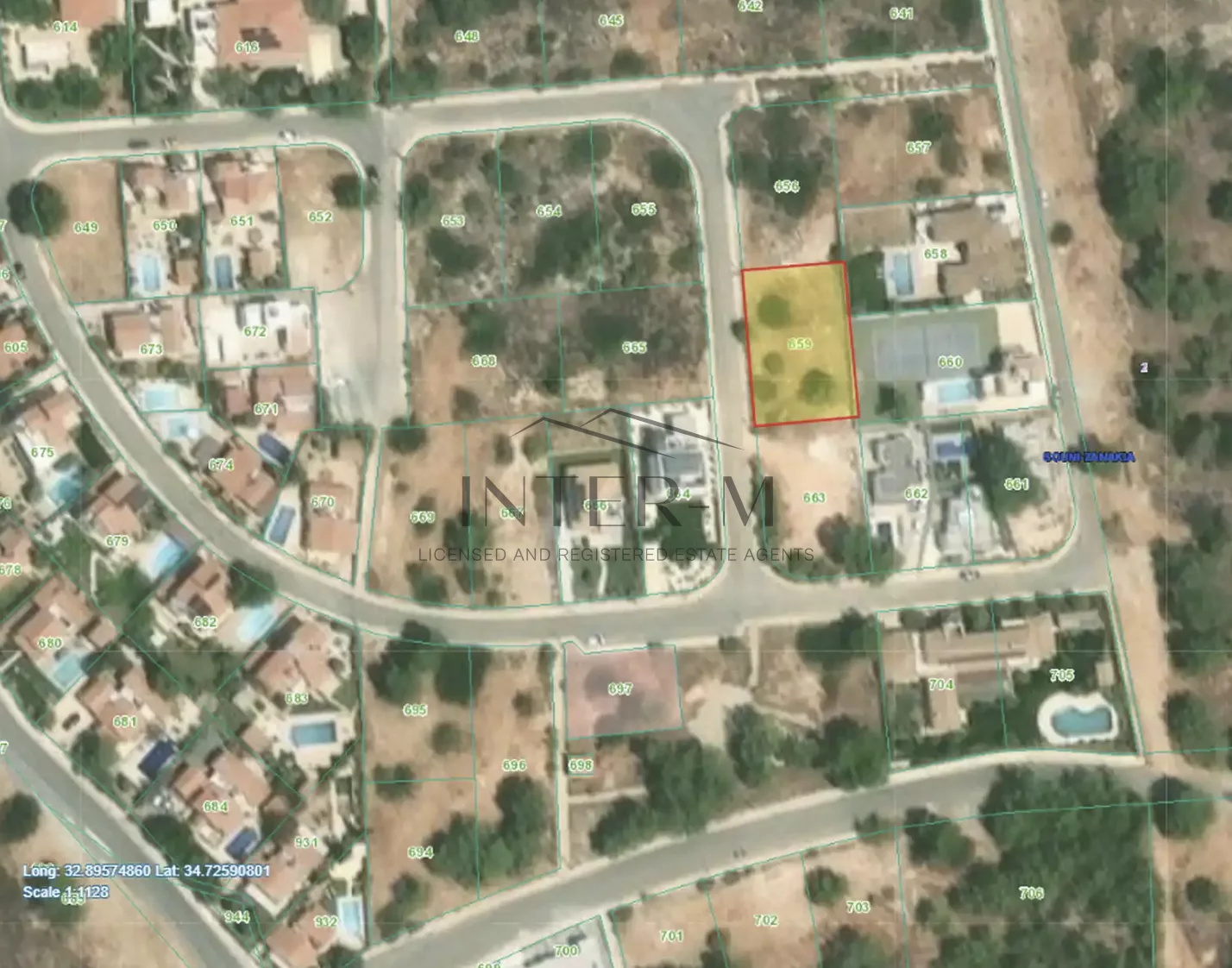 Beautiful Plot In Souni Village In Limassol  (859 sq.m)