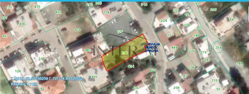 Prime Plot For Sale In Pervolia, Larnaca (590 sq.m)