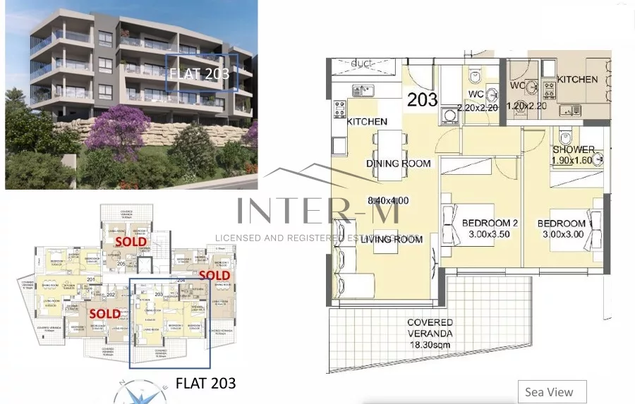 Unobstructed Sea-View Apartment For Sale In Agios Athanasios, Limassol, Cyprus (2 Bedroom) φωτογραφία 3
