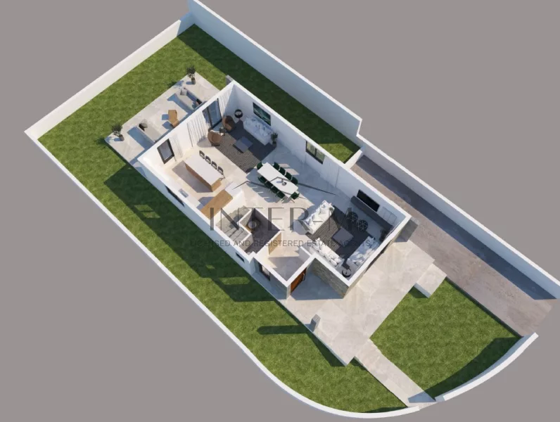 For Sale - Under Construction Detached House In Geroskipou, Paphos (4 Bedroom) φωτογραφία 4