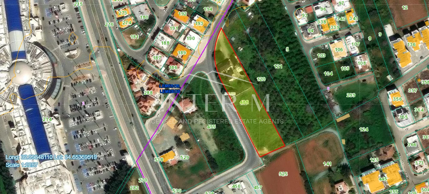 Residential Plot For Sale In Zakaki, Limassol, Cyprus (2559 Sq.m)