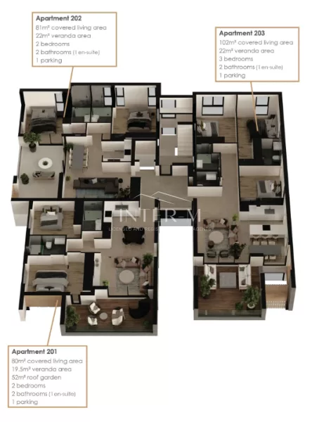 Luxury 2-Bedroom Penthouse For Sale | Apostolos Loukas, Aradippou, Larnaca,Cyprus (2 Bedroom) photo 2