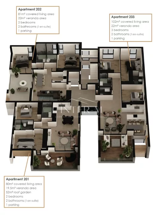 Luxury 2-Bedroom Penthouse For Sale | Apostolos Loukas, Aradippou, Larnaca,Cyprus (2 Bedroom) φωτογραφία 2