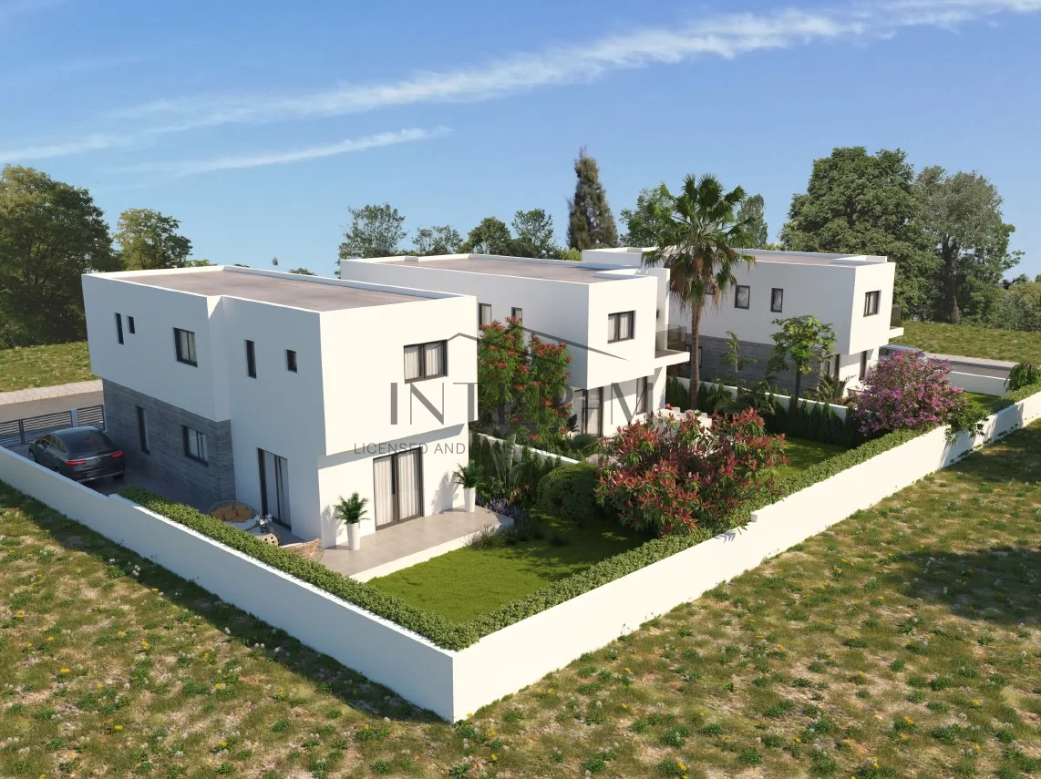 For Sale - Under Construction Detached House In Geroskipou, Paphos (4 Bedroom) φωτογραφία 6