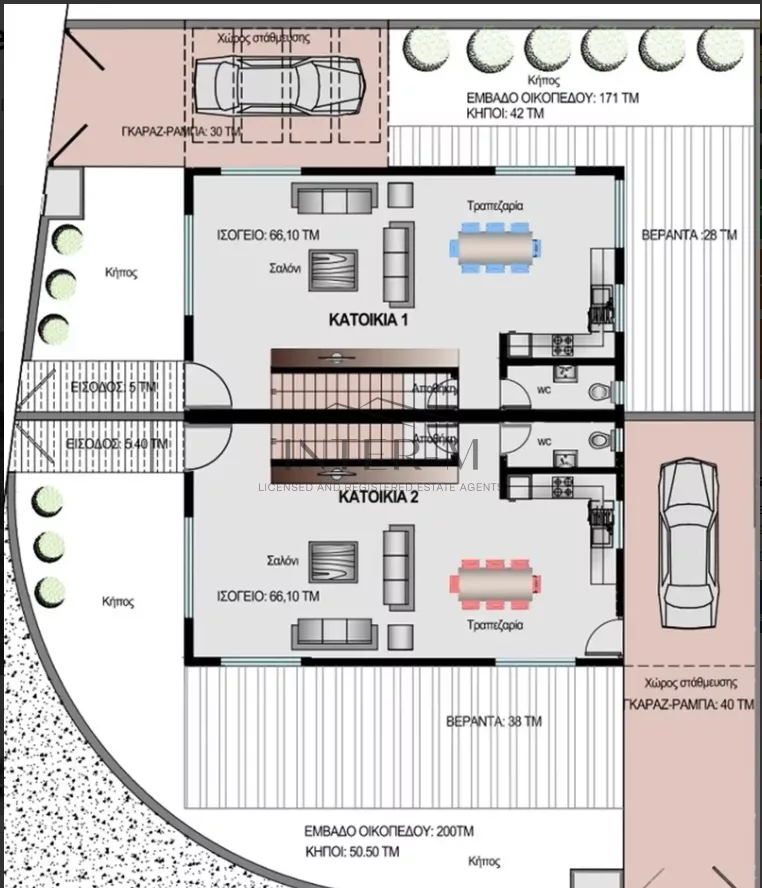 Brand New 3-Bedroom Semi-Detached House For Sale In Kampia, Nicosia (3 Bedroom) φωτογραφία 2