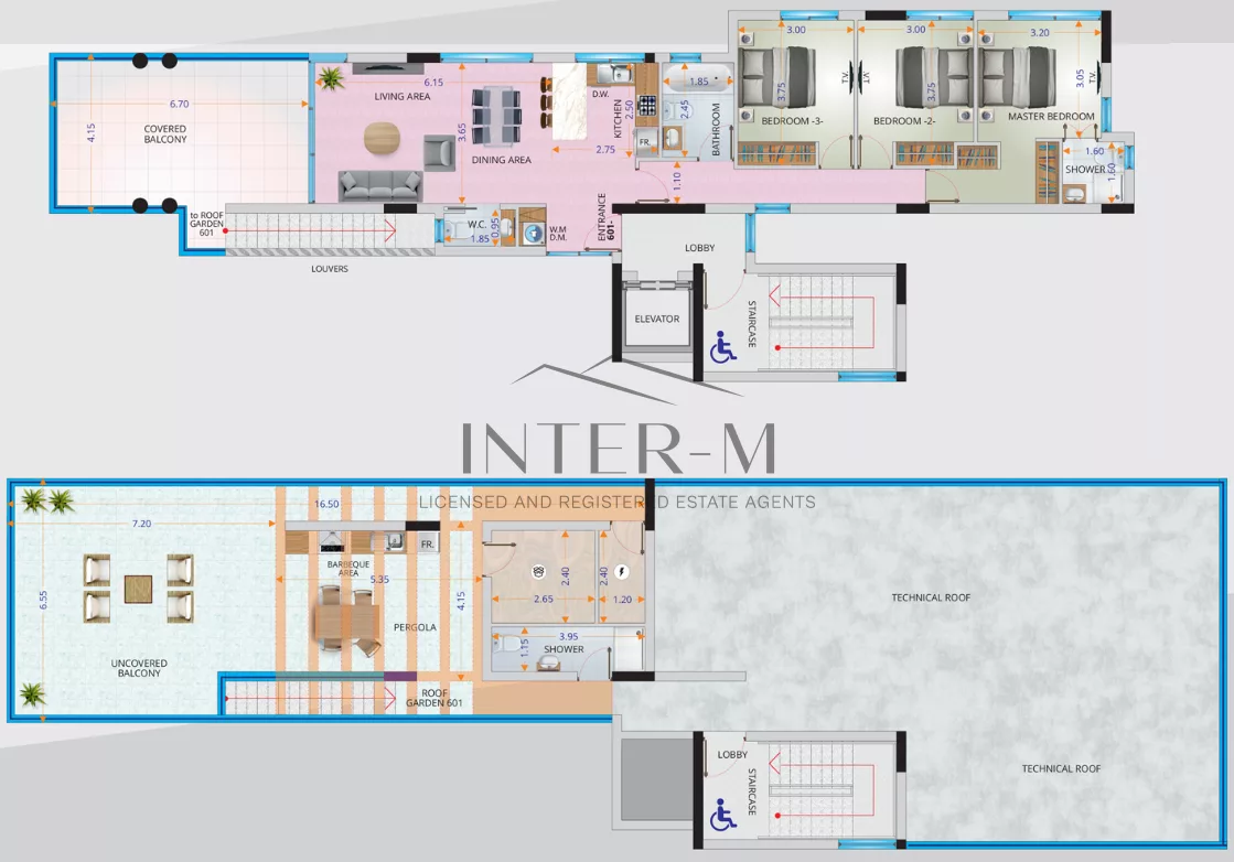 Apartment Penthouse Whole Floor For Sale In Mackenzy (4 Bedroom)