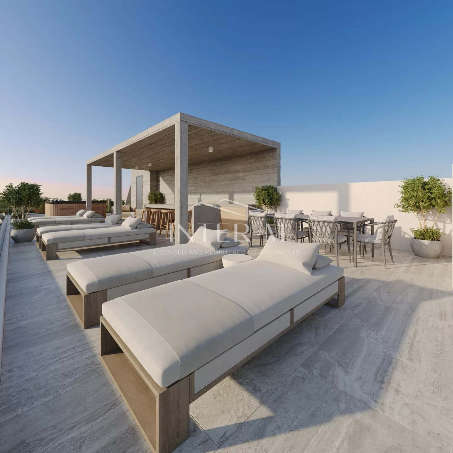 Contemporary 1-Bedroom Apartment With Expansive Covered Balcony And Premium Finishes In Zakaki Limassol Cyprus (50sqm) (1 Bedroom) (1 Bedroom)