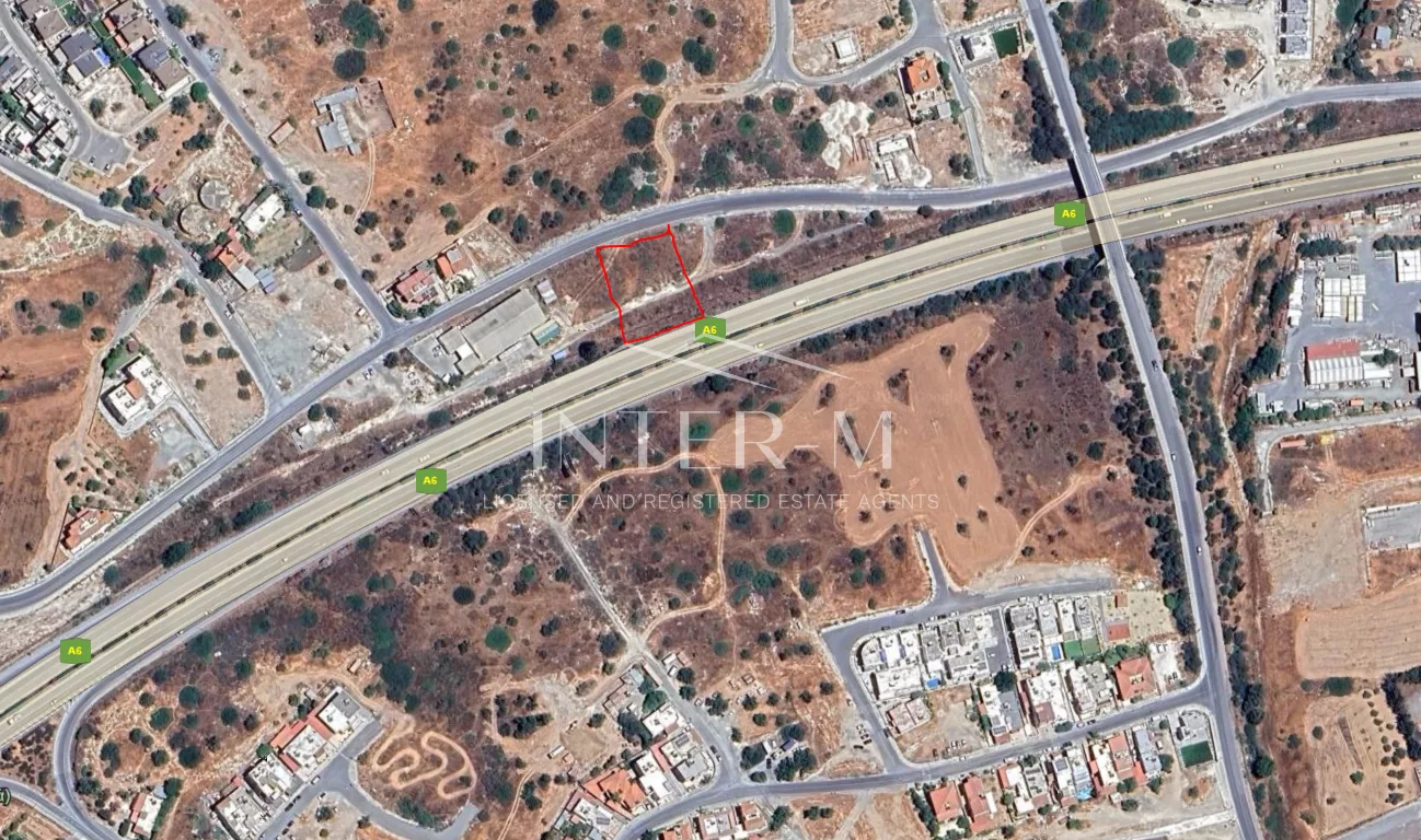 Residential Plot For Sale In Ypsonas Limassol Cyprus (1425 Sq.m)