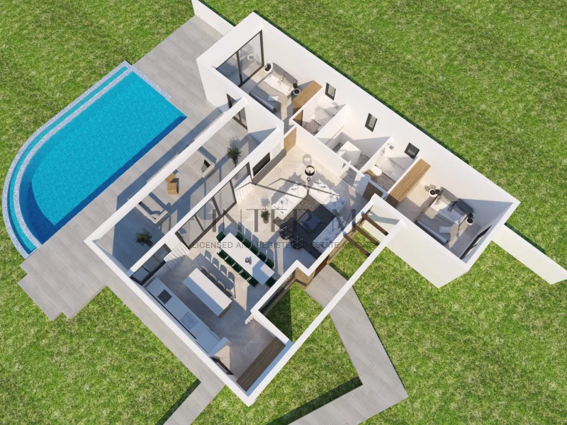 For Sale - Under Construction Detached House In Peyia, Paphos (4 Bedroom) photo 3