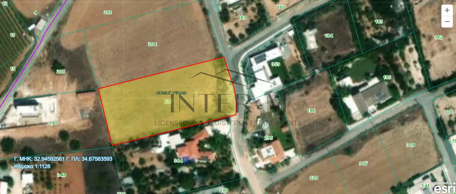 Prime Residential Land For Sale In Limassol, Ypsonas (3283 Sq.m)