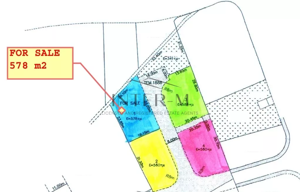 Plot For Sale In Ypsonas, Limassol, Cyprus (578 Sq.m) φωτογραφία 2