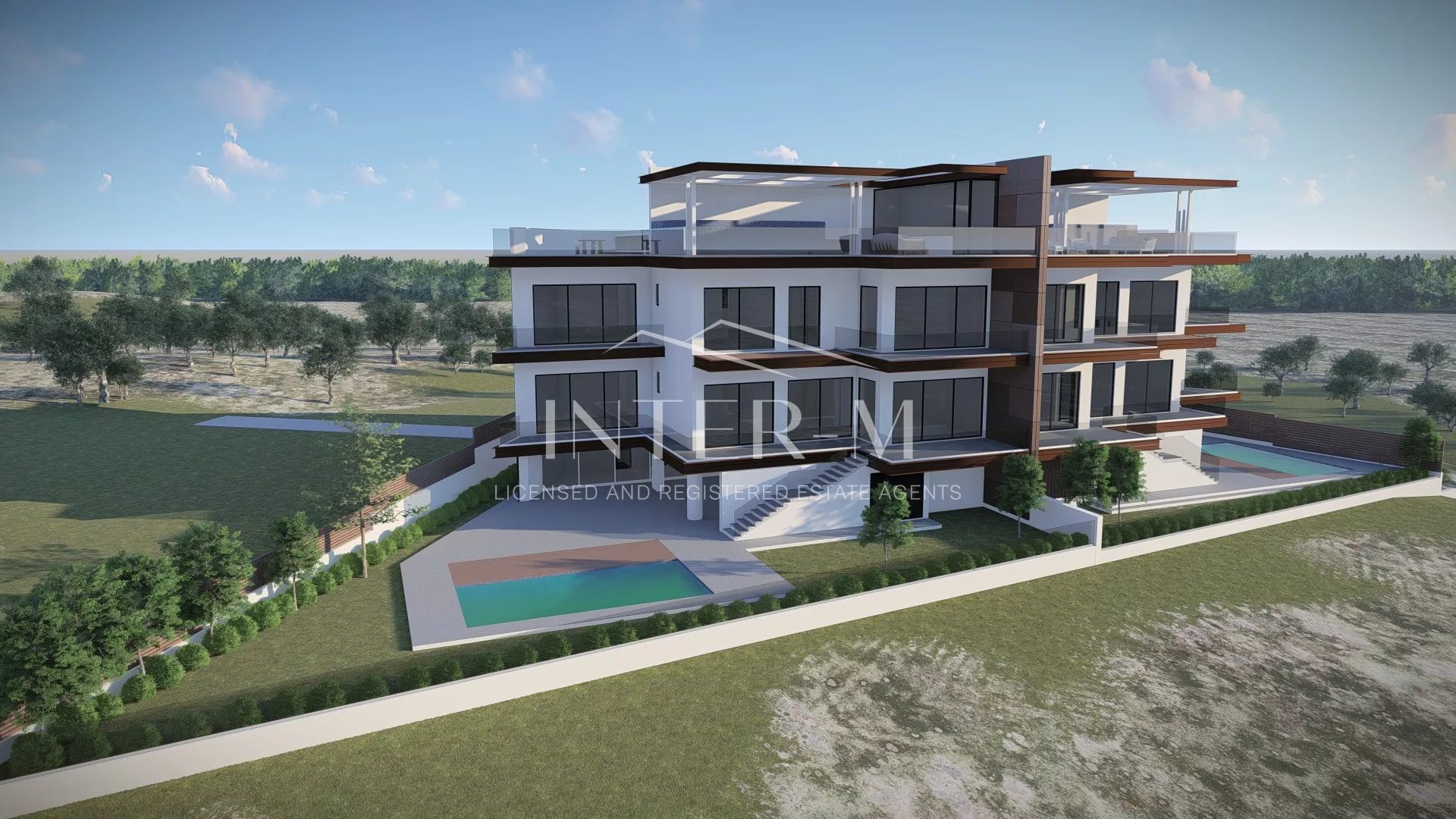 Panoramic Two Floor Apartments With Private Swimming Pool On Paniotis Hill, Germasogeia.